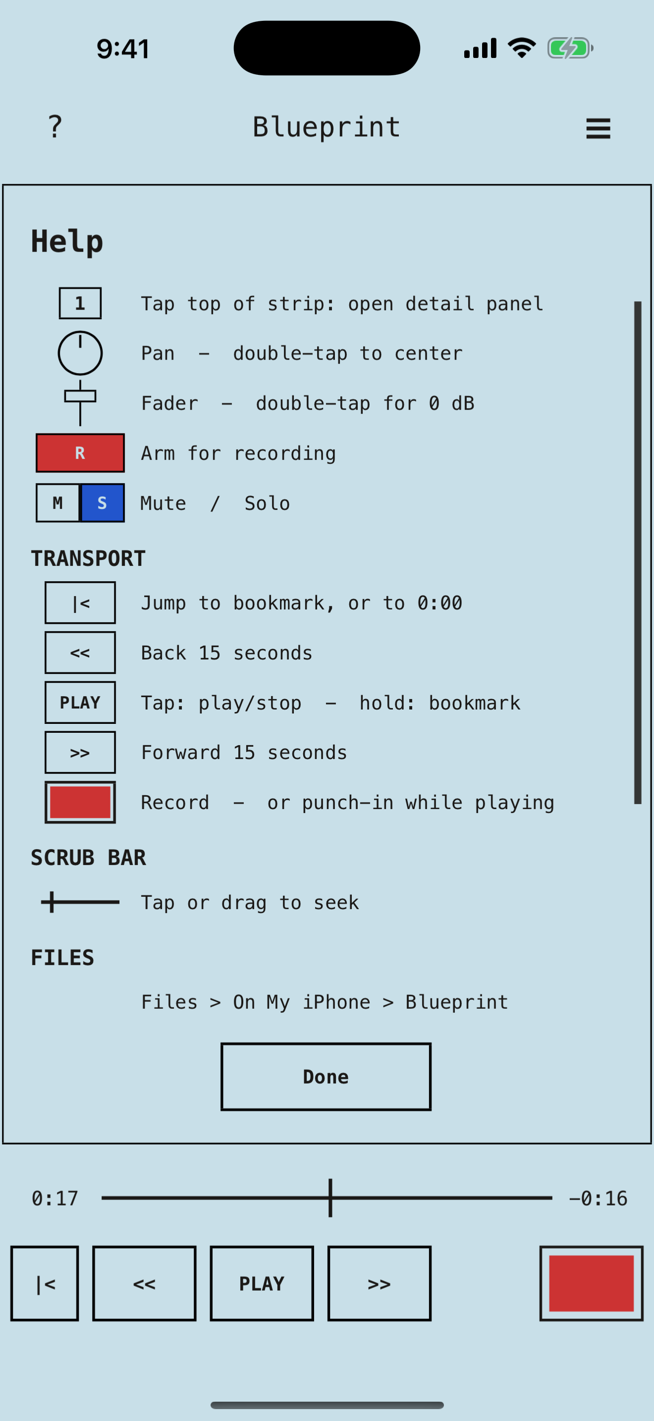 Blueprint 4-Track screenshot 4
