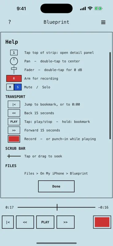 Blueprint 4-Track screenshot 4 of 4