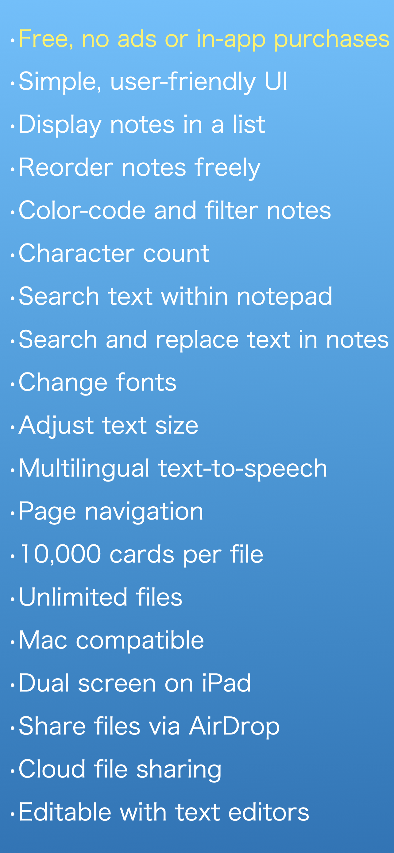 EZ Notepad plus - Symple note