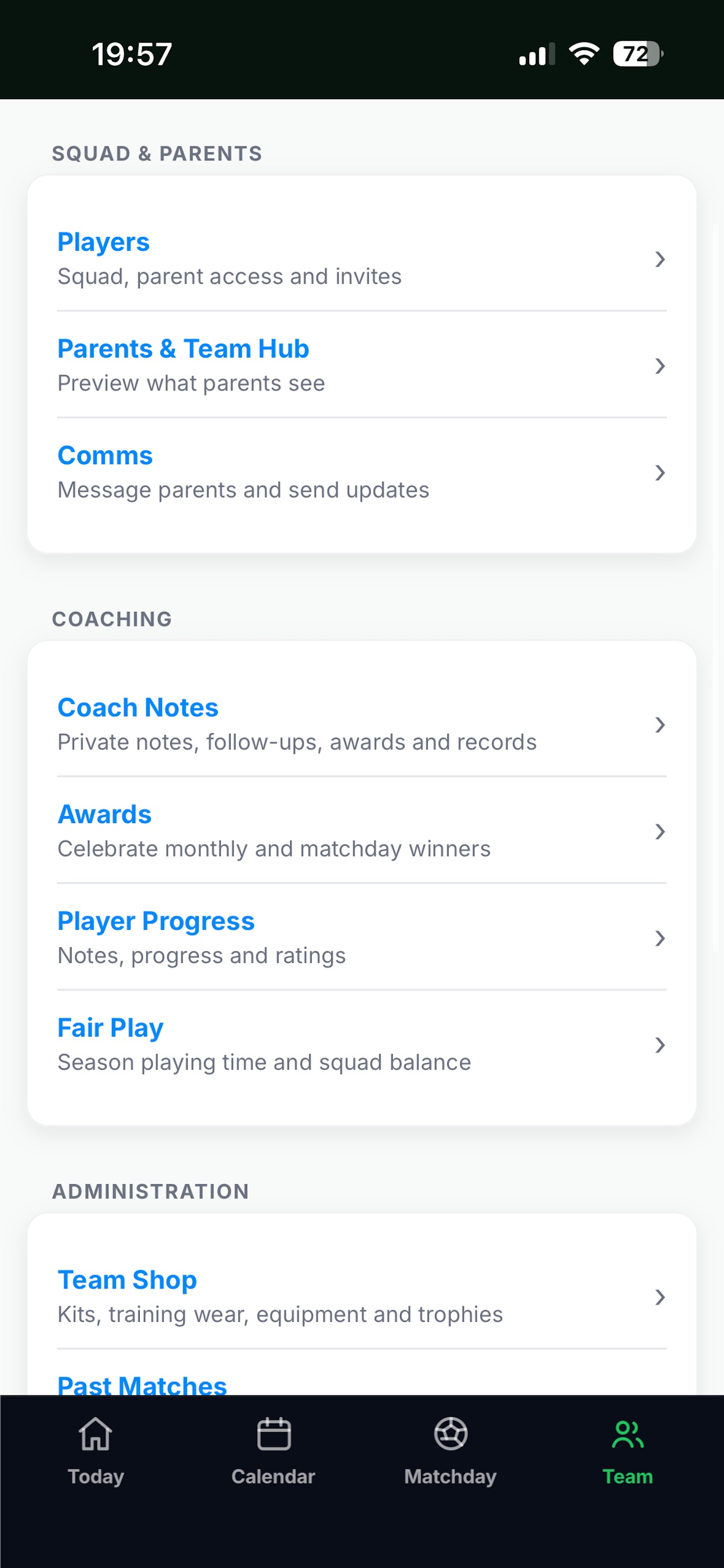 Screenshot 2 of Coach hq - Grassroots Football
