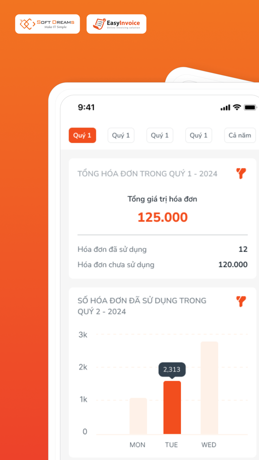 #1. EasyInvoice QLHD (iOS) By: SOFTDREAMS TECHNOLOGY INVESTMENT AND TRADING JOINT STOCK COMPANY