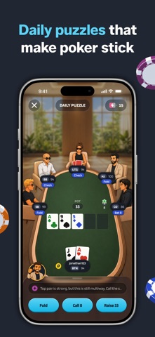 Poker Skill - Learn Holdem iPhone screenshot