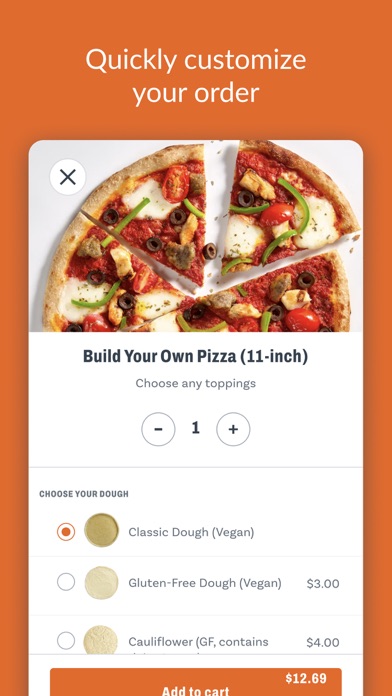 Blaze Pizza iPhone screenshot 2 - Food & Drink app