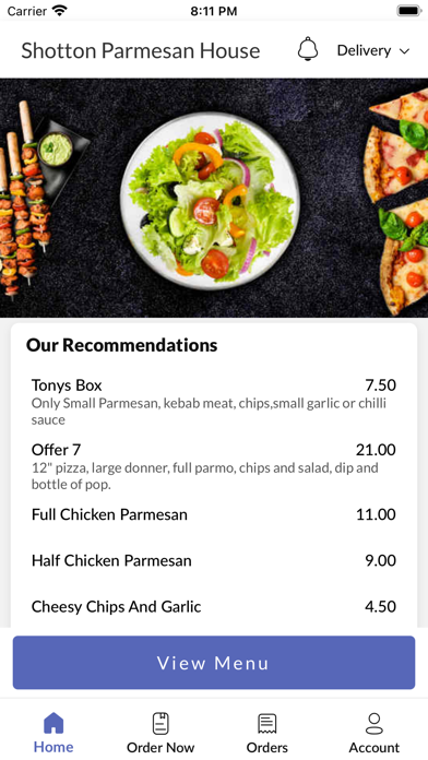 Shotton Parmesan House Screenshot