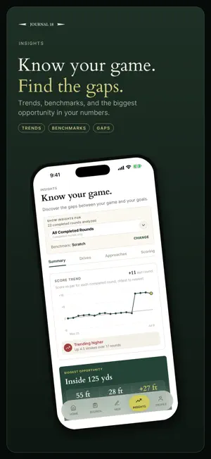 Journal 18: Golf Stat Tracker screenshot 4