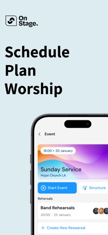 OnStage: Worship Team Planner screenshot