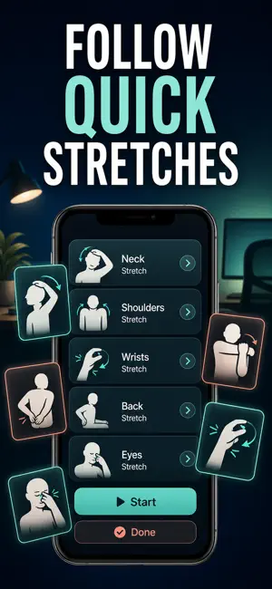 Posture Coach: Stretch Break screenshot 2