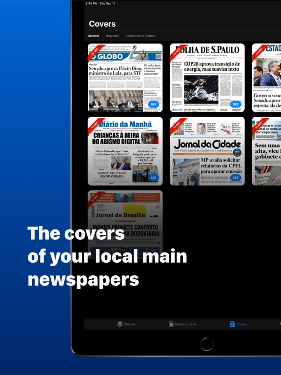Brazilian Newspapers iPad screenshot 6 - News app