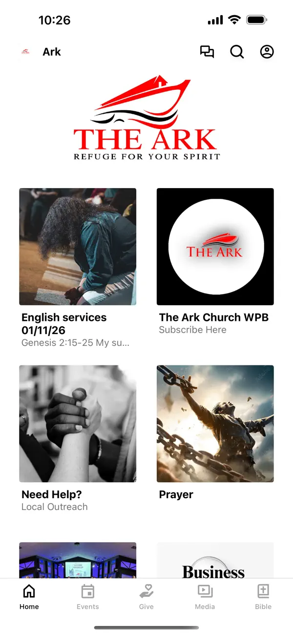 Screenshot #1 pour The Ark Church WPB