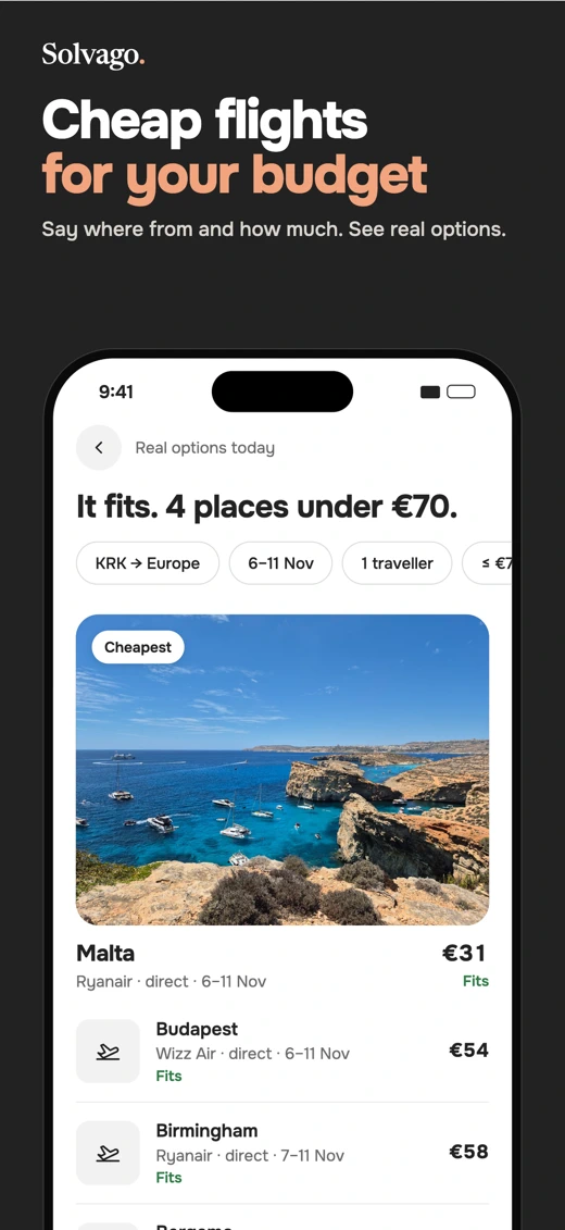 Solvago: Trip Planner screenshot 1