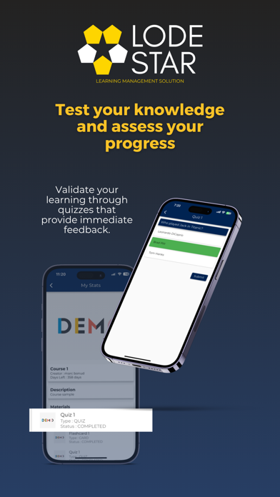 Lodestar LMS app screenshot