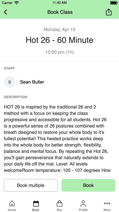 Bella Prana Yoga & Meditation Screenshot