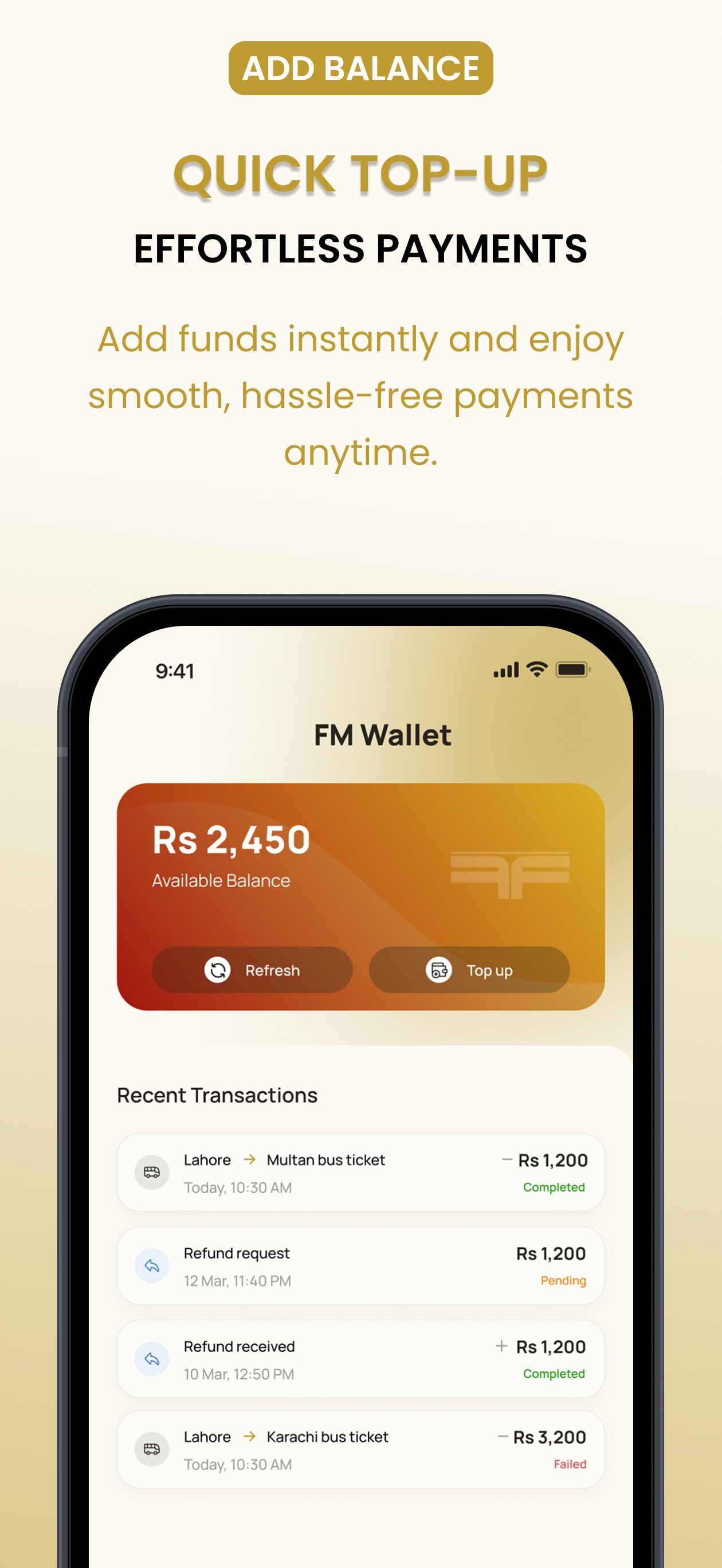 Faisal Movers Online Tickets
