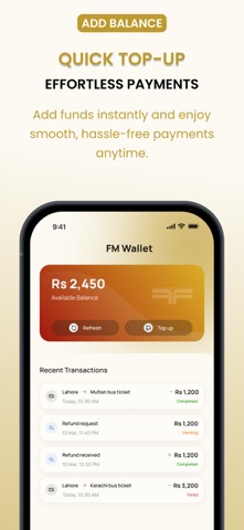 Faisal Movers Online Tickets screenshot