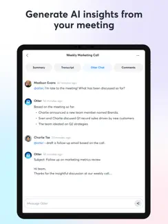 Otter Transcribe Voice Notes iPad image 4