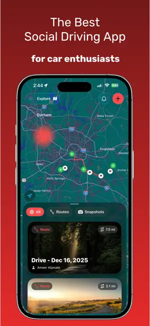 Velox: Drive, Convoy, Explore iPhone screenshot 1