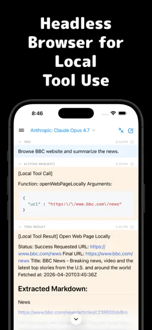 Cumbersome: AI LLM API Client screenshot 8