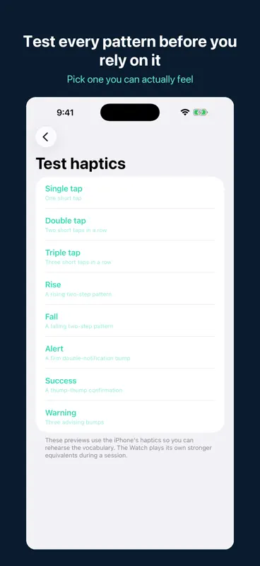 Haptic Interval Timer screenshot 3 of 4