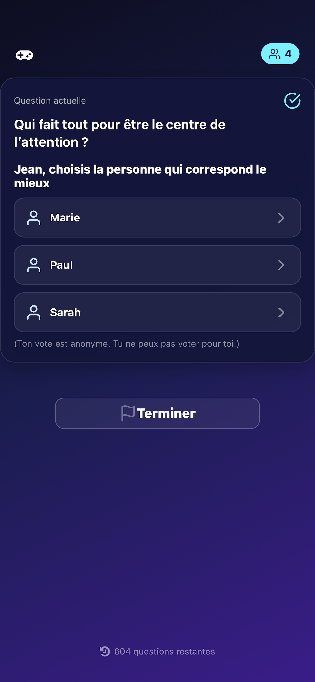 Le Jeu Des Problèmes screenshot 5