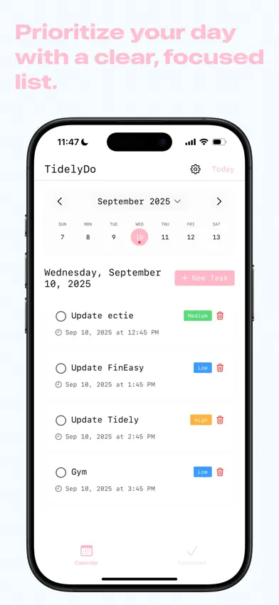TidelyDo screenshot 3