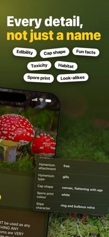 Mushroom Identifier: Plant ID iPhone screenshot