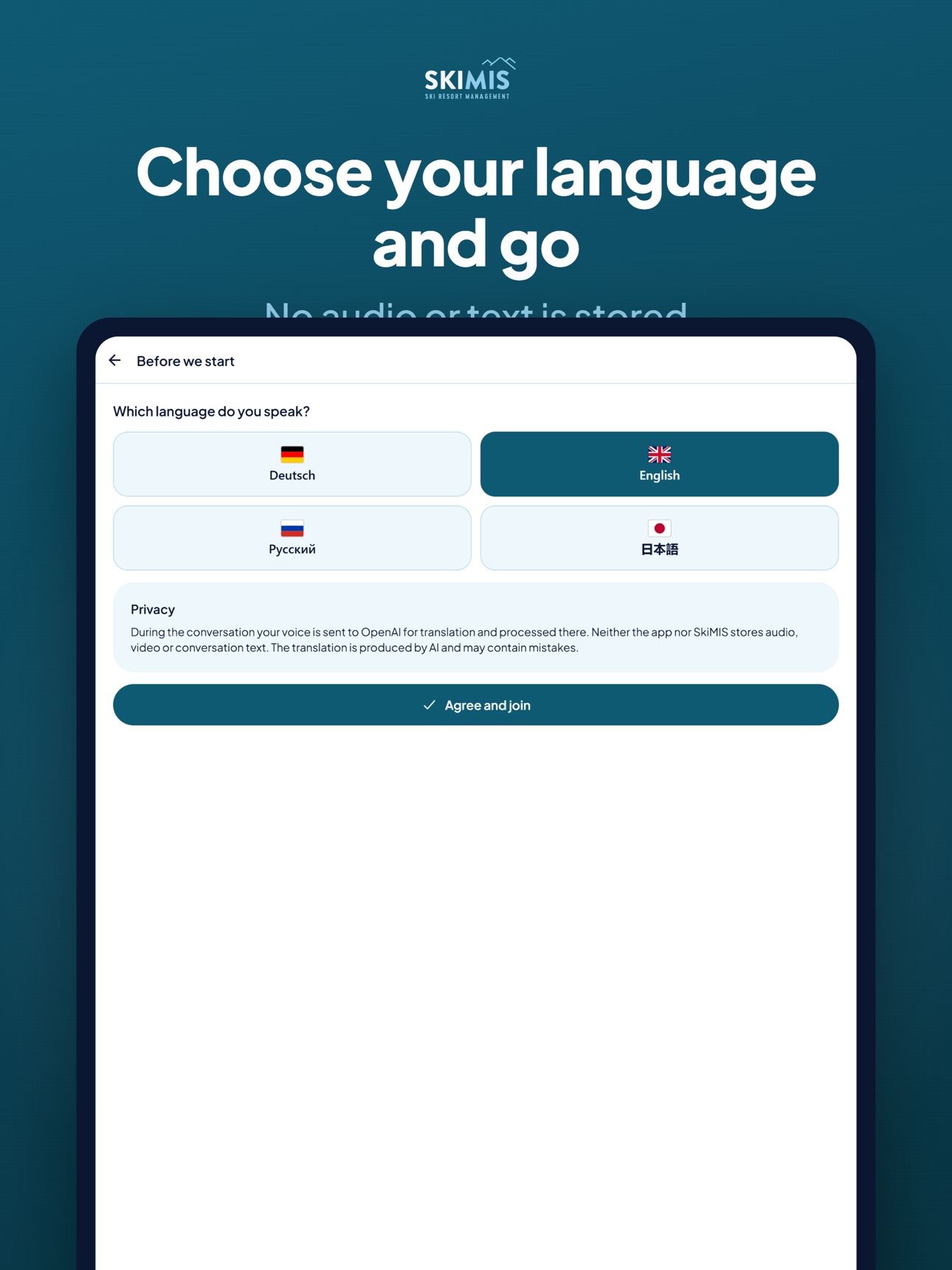 Screenshot 12 of SkiMIS AI Interpreter