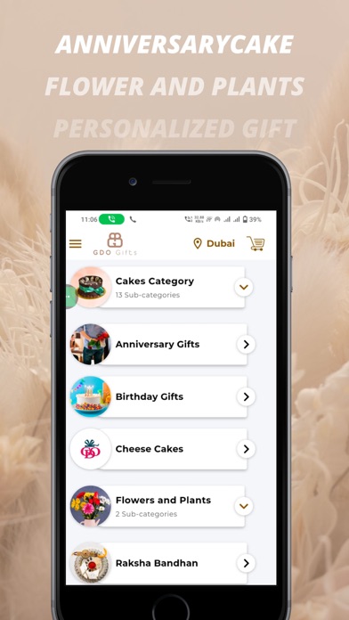 GDO Gifts: Cakes & Flowers Screenshot
