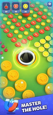 Eat All: Hole Game iPhone screenshot