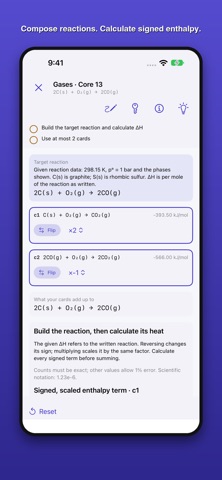 ChemBench: Equation Balancer iPhone screenshot