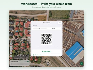 Field Maps with Area Measure iPad screenshot