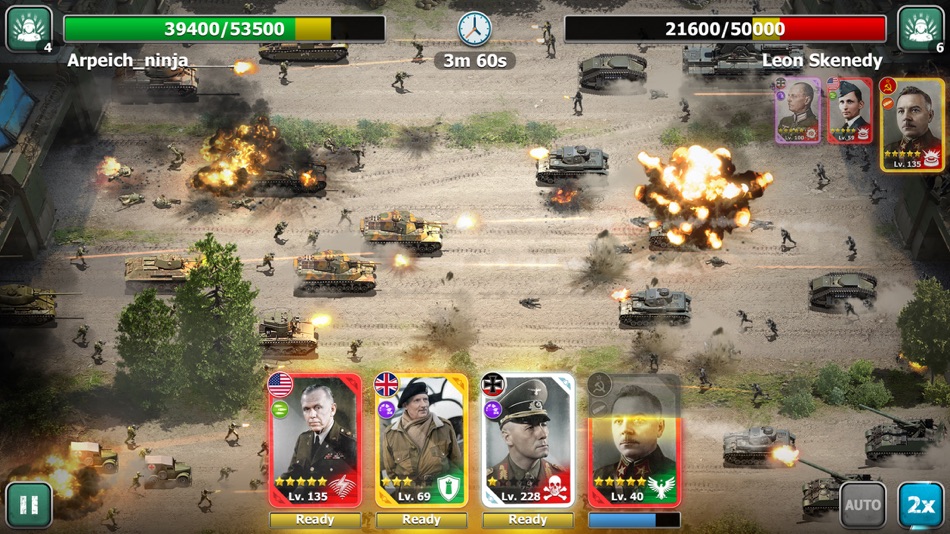 #1. Heroes of War: Idle army game (iOS) Podle: AMT Games AG