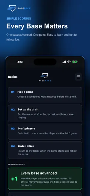 BaseRace: Fantasy Baseball screenshot 2