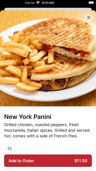 Marinelli's Pizza To Go iPhone screenshot 3 - Food & Drink app