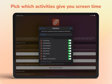 Run For Fun: Screen Time Focus iPad screenshot