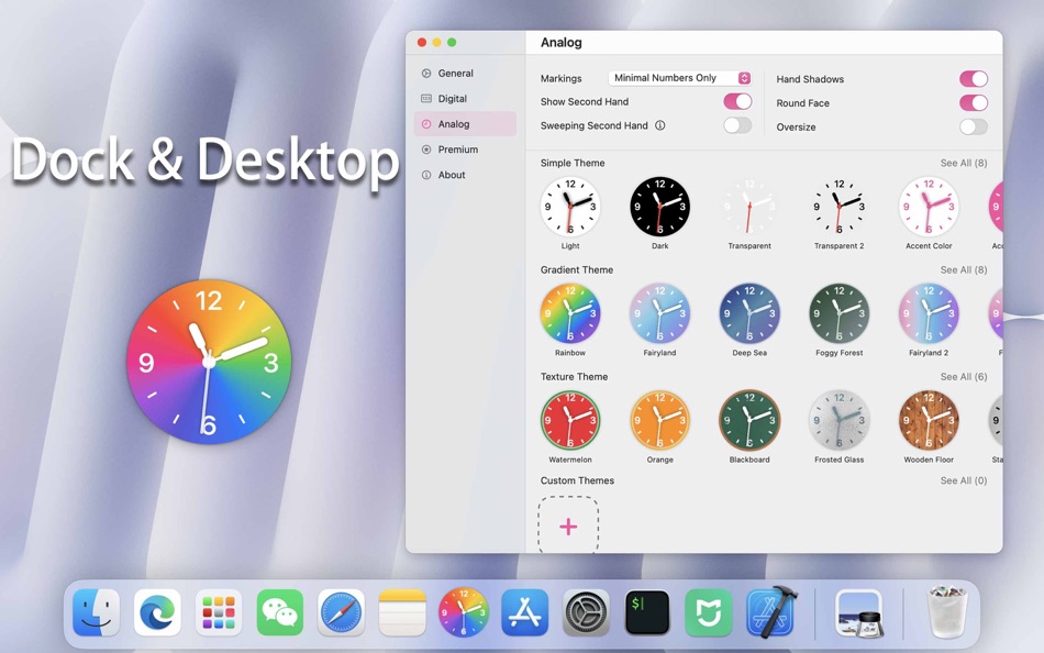 #1. Clock for Dock (macOS) بواسطة: 佳航 张