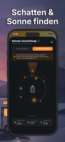 Camping-Wetter: Wind, Sonne iPhone screenshot 5