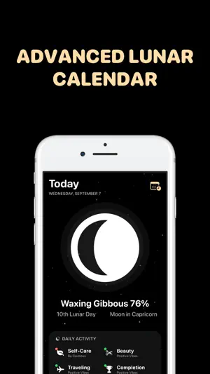 Lunation - Moon Phase Calendar screenshot 1