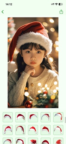圣诞帽 - 给照片添加圣诞帽Christmas Hat screenshot