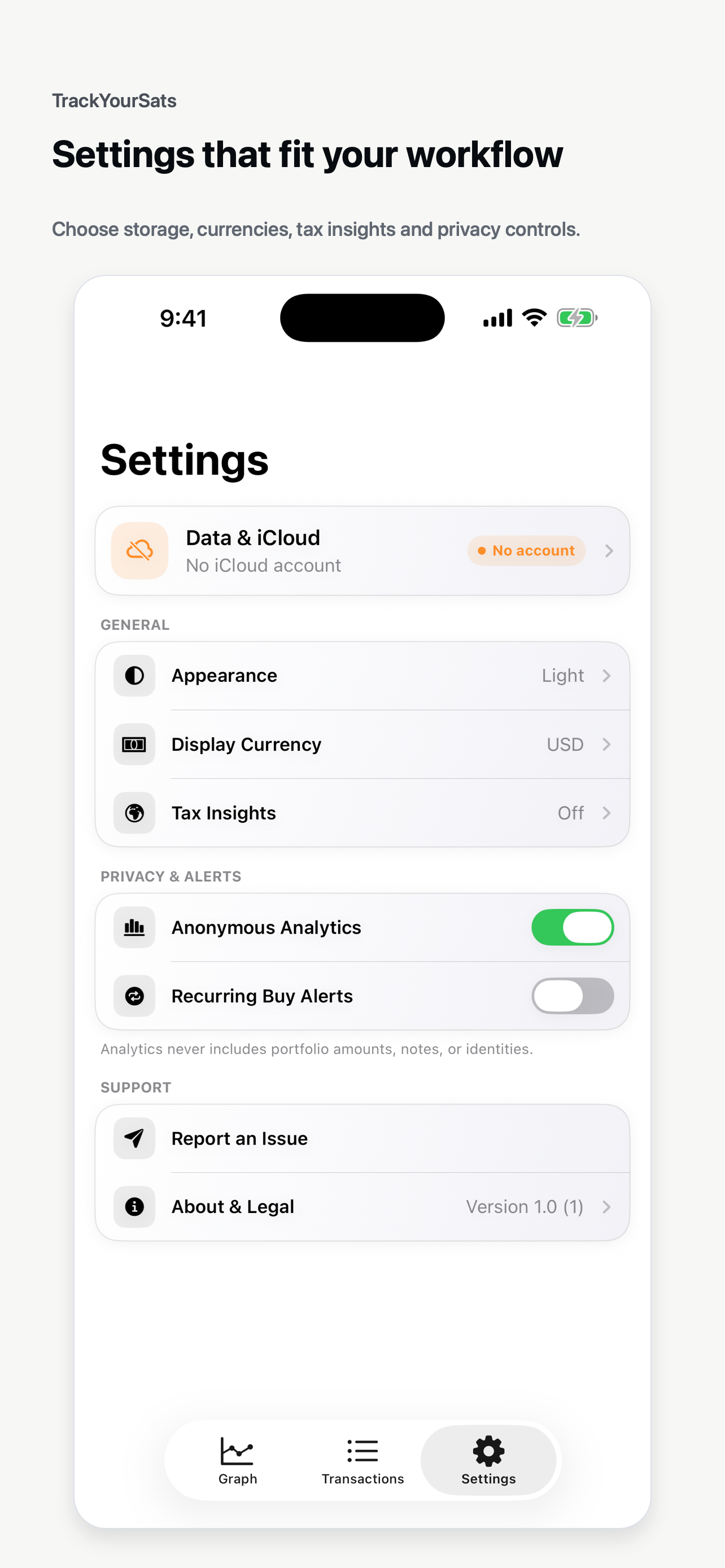 TrackYourSats screenshot 7
