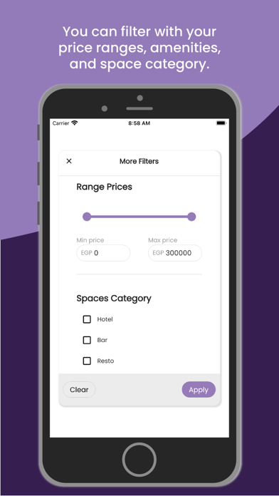 Venu - Book Spaces Screenshot