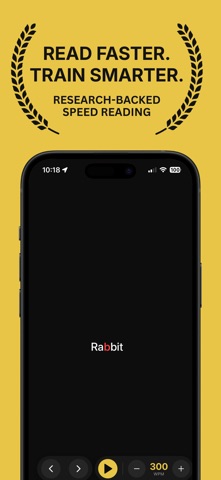 Rabbit Reader: Speed Reading Screenshot 1 of 6