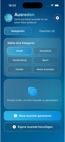 Pro-Ausreden screenshot