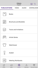 JW Library screenshot