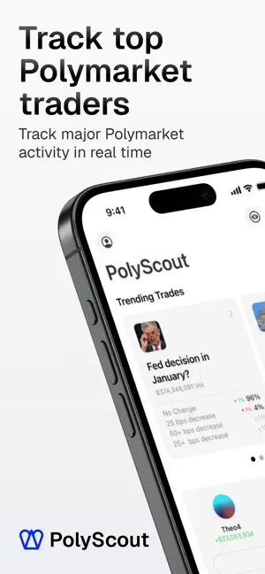 PolyScout - Polymarket tracker screenshot 1