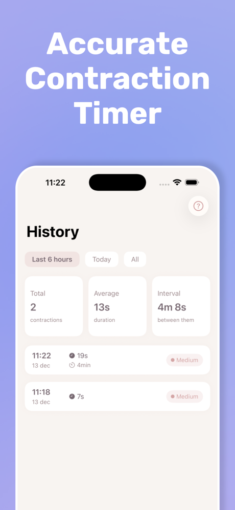 Labour Timer: Contraction App+ screenshot 3