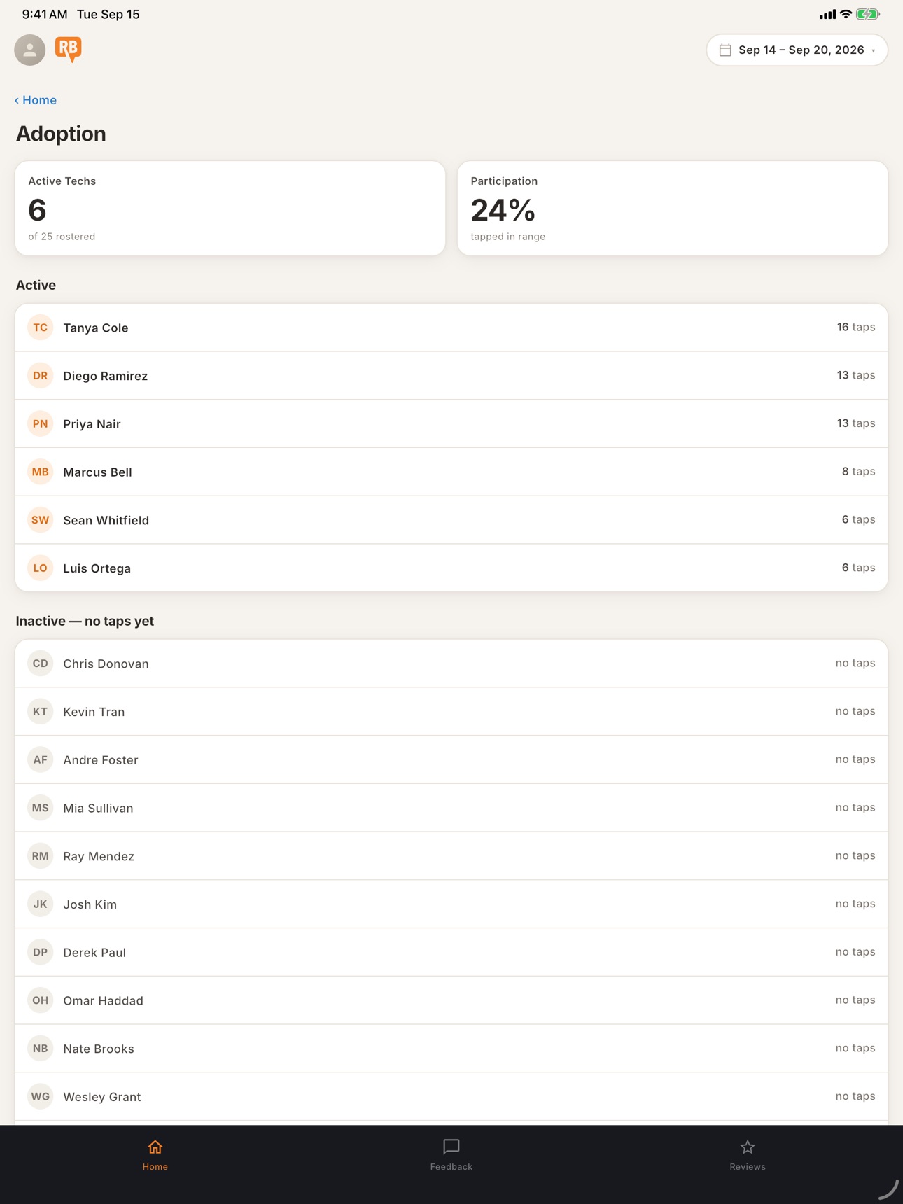 Screenshot 12 of ReviewBuzz Manager's App