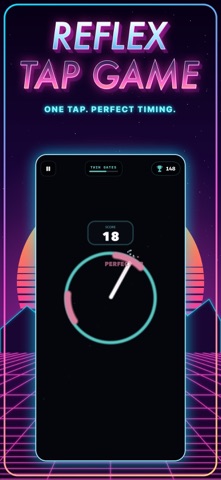 Neon Lock: Reflex Tap Game Screenshot 1 of 5