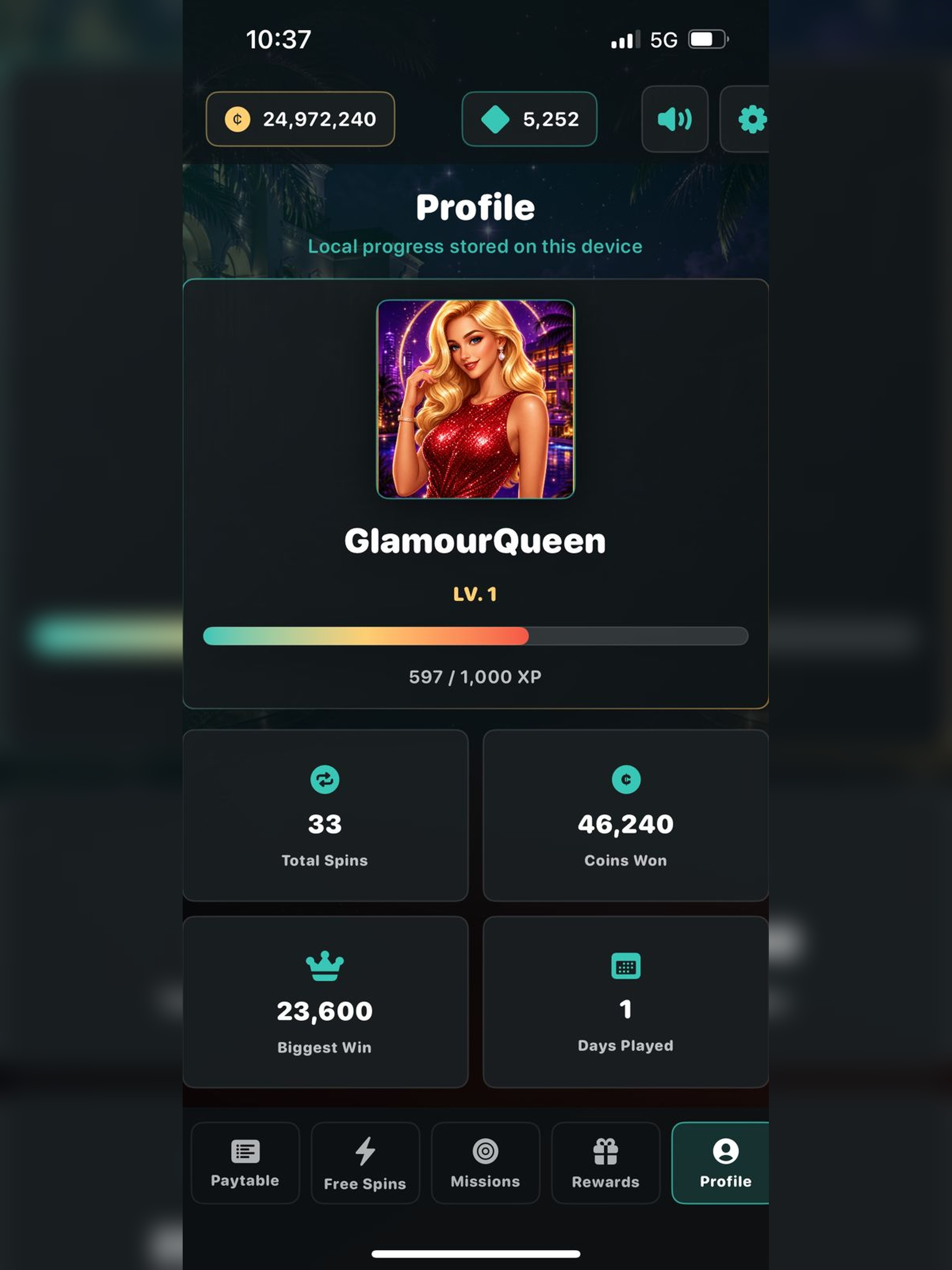 glamorousgirlslot77 screenshot 9