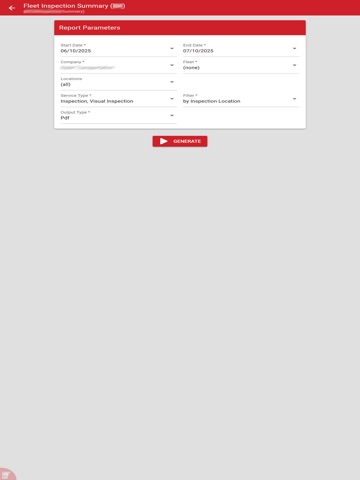 Rydercheck iPad screenshot