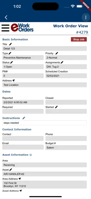 eWorkOrders Online screenshot 3